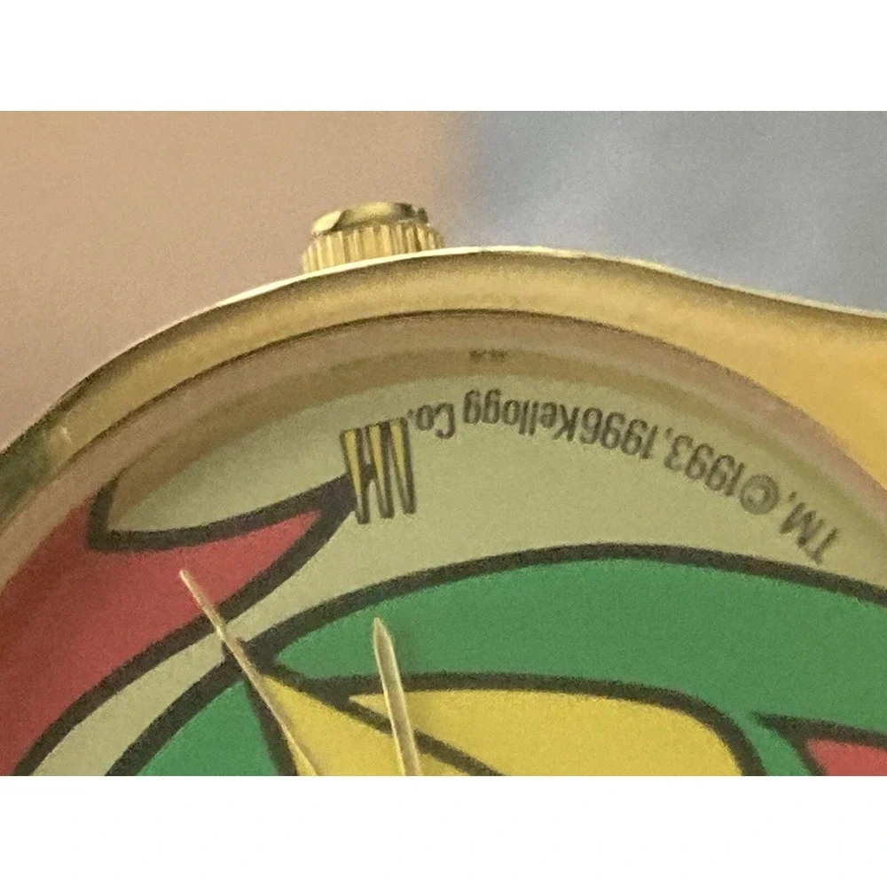 Vintage Corny Kellogg's Corn Flakes Cereal Advertisement Rooster Leather Band